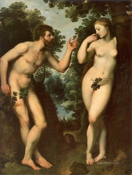 Peter Paul Rubens Painting - Adam and Eve Peter Paul Rubens